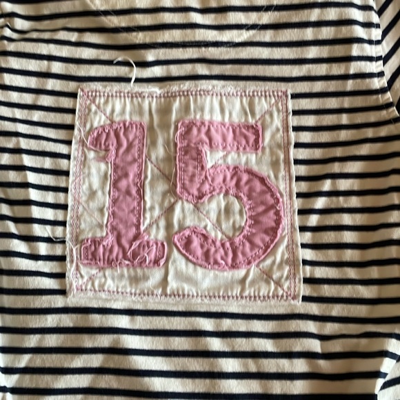 Joules Pink and Striped Polo - Picture 4 of 5